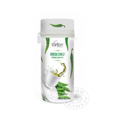 Vihreä tee chilipippurin makuinen, TARLTON, Zip-purkki 75 g Vihreä tee chilipippurin makuinen, TARLTON, Zip-purkki 75 g