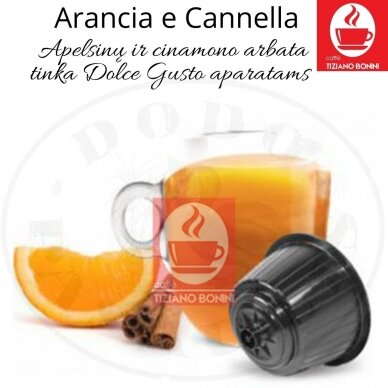 Orange and cinnamon tea – Tea capsules – Suitable for Dolce Gusto machines