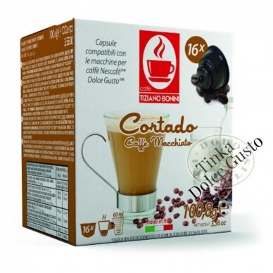 Cortado (macchiato), coffee capsules – Suitable for Dolce Gusto machines