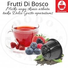 Frutti Di Bosco – Miško uogų skonio arbata – Arbatos kapsulės – Tinka Dolce Gusto aparatams