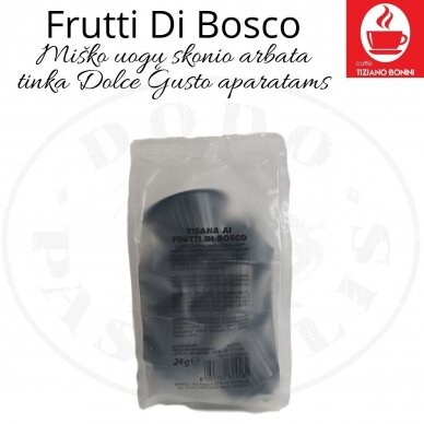 Frutti Di Bosco – Tēja ar meža ogu garšu – Tējas kapsulas – sadērigas ar DOLCE GUSTO aparātiem 1