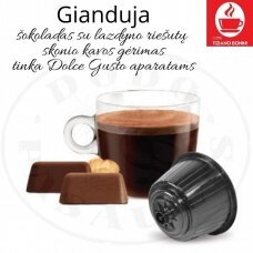 Gianduja - Chocolate with hazelnut coffee drink capsules – Suitable for DOLCE GUSTO machines