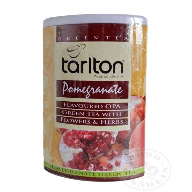 Pomegranate flavoured green leaf tea with flowers and herbs - OPA,  TARLTON, 200g