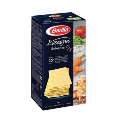 Itališki lakštiniai BARILLA Lasagne Bolognesi, 500 g