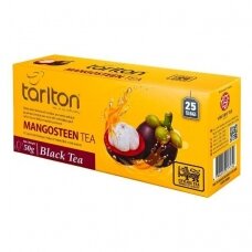 Mangosteen Tarlton ceilono juodoji arbata maišeliuose, 25 vnt