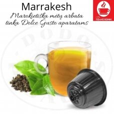 Tè Marrakesh – Marokietiška mėtų arbata – Arbatos kapsulės – Tinka Dolce Gusto aparatams