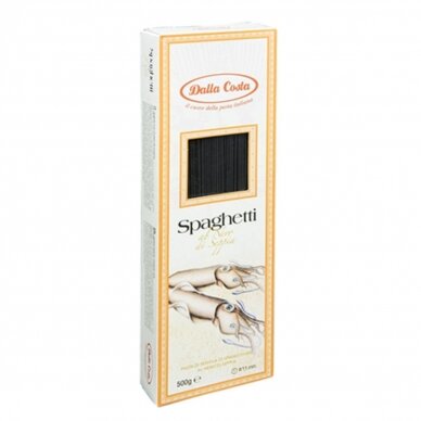 Spageti nūdeles ar sēpiju tinti, 500 g Spageti nūdeles ar sēpiju tinti, 500 g