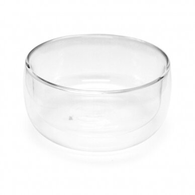 Matcha dvigubas stiklinis dubenėlis, Matcha Bowl 500ml Matcha dvigubas stiklinis dubenėlis, Matcha Bowl 500ml