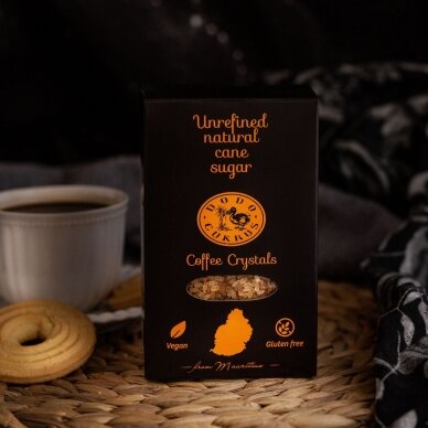 Unrefined cane sugar COFFEE CRYSTALS “DODO CUKRUS” –  5 x 500 g 1