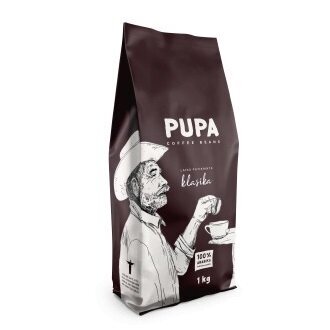PUPA, Kafijas pupiņas - 100% Arabika