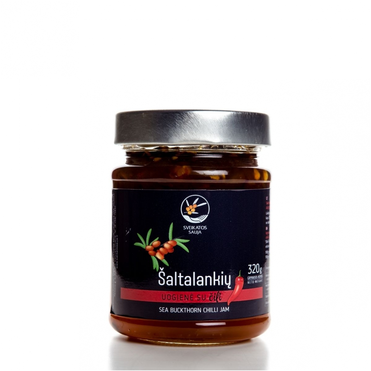 Sea buckthorn jam with chili, 320 g