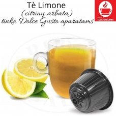 Tè Limone - citrinų arbata – Arbatos kapsulės (16 vnt) – Dolce Gusto®* aparatams
