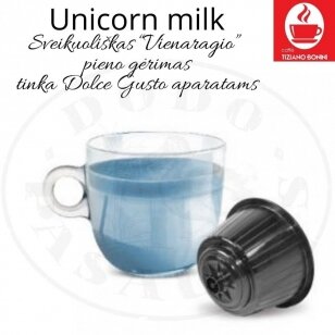 Unicorn milk – Sveikuoliškas “Vienaragio” pieno gėrimo kapsulės – Dolce Gusto®*  aparatams